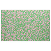 Rosa und grüner Leopard Stoff (Fat Quarter (45,7 x 55,9 cm))