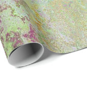Rosa und grüner Marmordruck Geschenkpapier (Rolleneckpunkt)