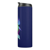 Rosa und grüner Wasserdrache für Drachenboote Thermosbecher (Nach rechts gedreht)