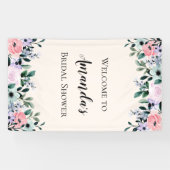 Rosa und grünes Brautparty Banner (Horizontal)