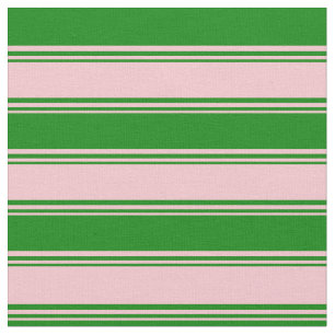 Rosa und grünes gestreiftes/gelbes Muster Stoff