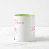 Rosa und grünes kundenspezifisches griechisches tasse (Zentrum)