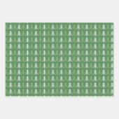 Rosa und grünes nordisches Trio Geschenkpapier Set (Vorderseite 2)