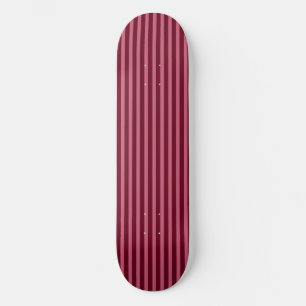Rosa und Himbeere Streifen Skatedeck Skateboard