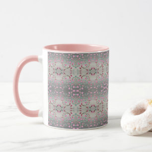 rosa und Hübsch Gemustert Tasse