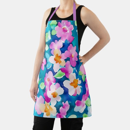 Rosa und Hübsche Blume Schürze (InSitu)