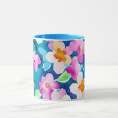 Rosa und Hübsche Blume Tasse (Zentrum)