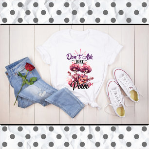Rosa und Hübscher Zuckerschädel T-Shirt