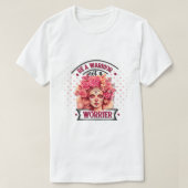 Rosa und Hübscher Zuckerschädel T-Shirt (Design vorne)