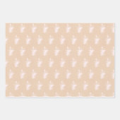 Rosa und Kraft Elegant  Geschenkpapier Set (Vorderseite 2)