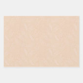 Rosa und Kraft Elegant  Geschenkpapier Set (Vorderseite)