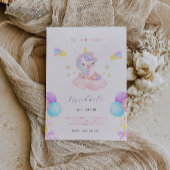Rosa und Lila 1. Geburtstag Einladung