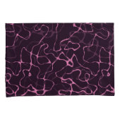 rosa und Lila Abstrakt Kissenbezug (Vorderseite-Rechts)