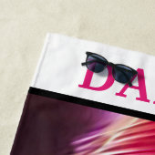 Rosa und Lila Abstraktes Dance Beach Handtuch (Beispiel)