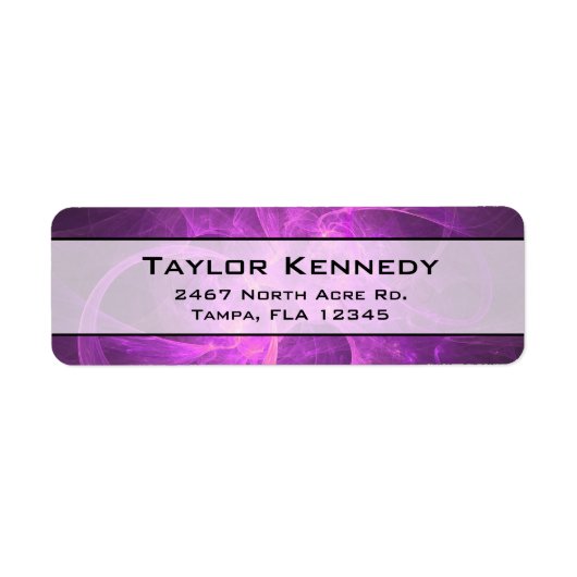 Rosa und Lila Abstraktes Fraktal mit Circles (Vorne)