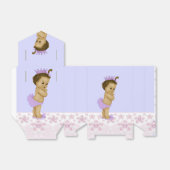 Rosa und Lila afrikanische Kindermädchendusche Geschenkschachtel (Ungefaltet)