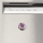 Rosa und lila Alkoholfarbe Blume Magnet (In Situ (Geschirrspüler))