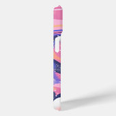 Rosa und Lila Außenraum Abstrakt drehen Case-Mate iPhone Hülle (Rückseite / Rechts)