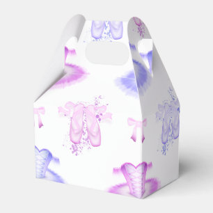 Rosa und Lila Ballett Geburtstag Tutu & Pointe Sch Geschenkschachtel