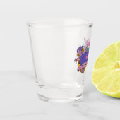 Rosa und lila Bar Schnapsglas (Links)