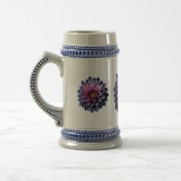 Rosa und lila Blume Dahlia Makro-Tasse