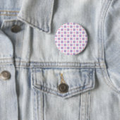 Rosa und lila Blumenmuster Button (Beispiel)