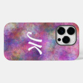 Rosa und Lila Bokeh Case-Mate iPhone Hülle (Rückseite (Horizontal))