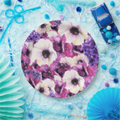 Rosa und Lila Brautparty Pappteller (Party)