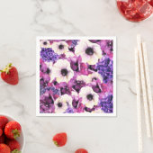 Rosa und Lila Brautparty Serviette (Beispiel)