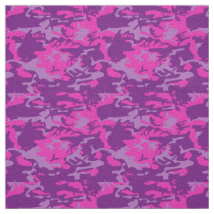 Rosa und lila Camouflage Stoff