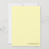 Rosa und Lila Comic Baby-Gender-Bericht Einladung (Rückseite)