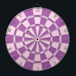 rosa und Lila Dartscheibe<br><div class="desc">Rosa und Lila Tafel</div>