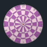 rosa und Lila Dartscheibe<br><div class="desc">Rosa und Lila Tafel</div>