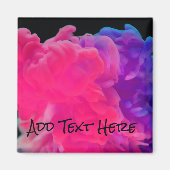 Rosa und Lila digitales Rauchen Magnet (Vorne)