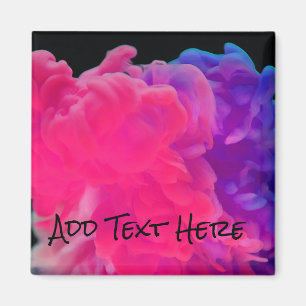 Rosa und Lila digitales Rauchen Magnet