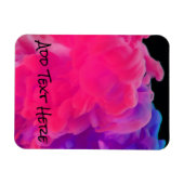 Rosa und Lila digitales Rauchen Magnet (Horizontal)