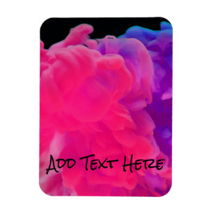 Rosa und Lila digitales Rauchen Magnet