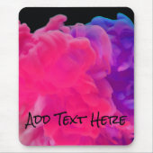 Rosa und Lila digitales Rauchen Mousepad (Vorne)