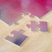Rosa und Lila digitales Rauchen Puzzle (Seite)