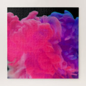 Rosa und Lila digitales Rauchen Puzzle (Horizontal)