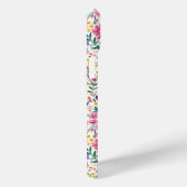 Rosa und lila Ditsy-Blumen monogrammiert Case-Mate iPhone Hülle (Rückseite / Rechts)