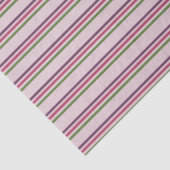 Rosa und Lila einfacher Streifen Seidenpapier (Detail)