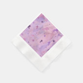 Rosa und lila Einhorn- und Sternengestaltung Serviette (Ecke)