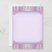 Rosa und Lila Erste Kommune Einladung (Rückseite)