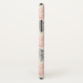 rosa und Lila Ethnic Fether-Muster Case-Mate iPhone Hülle (Hinten/Rechts)
