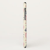 rosa und Lila Ethnic Fether-Muster Case-Mate iPhone Hülle (Hinten/Links)
