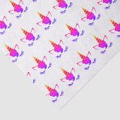 Rosa und Lila Fade Glamicorn Seidenpapier (Ausschnitt)