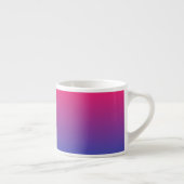 Rosa und Lila Farbverläufe Espressotasse (Rechts)