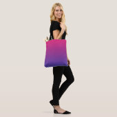 Rosa und Lila Farbverläufe Tasche (Am Model)