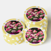 Rosa und Lila Freude Pokerchips (Stapel)